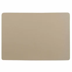 SET TABLE 30X43CM IMITATION CUIR BERGAME NATUREL