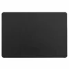 SET TABLE 30X43CM IMITATION CUIR BERGAME NOIR