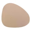 SET TABLE 37X45CM IMITATION CUIR GALITA NATUREL