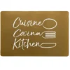 SET TABLE 28.5X43.5CM IMPRIME CUISINA OR