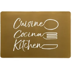SET TABLE 28.5X43.5CM IMPRIME CUISINA OR