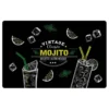 SET TABLE 28.5X44CM POLYPROPYLENE OPAQUE MOJITO
