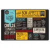 SET TABLE 28.5X44CM POLYPROPYLENE OPAQUE CHEESE