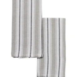 SET 2 TORCHONS LEON 40X60CM VERT