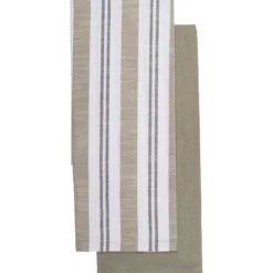 SET 2 TORCHONS LEWIS 50X70CM COTON VERT