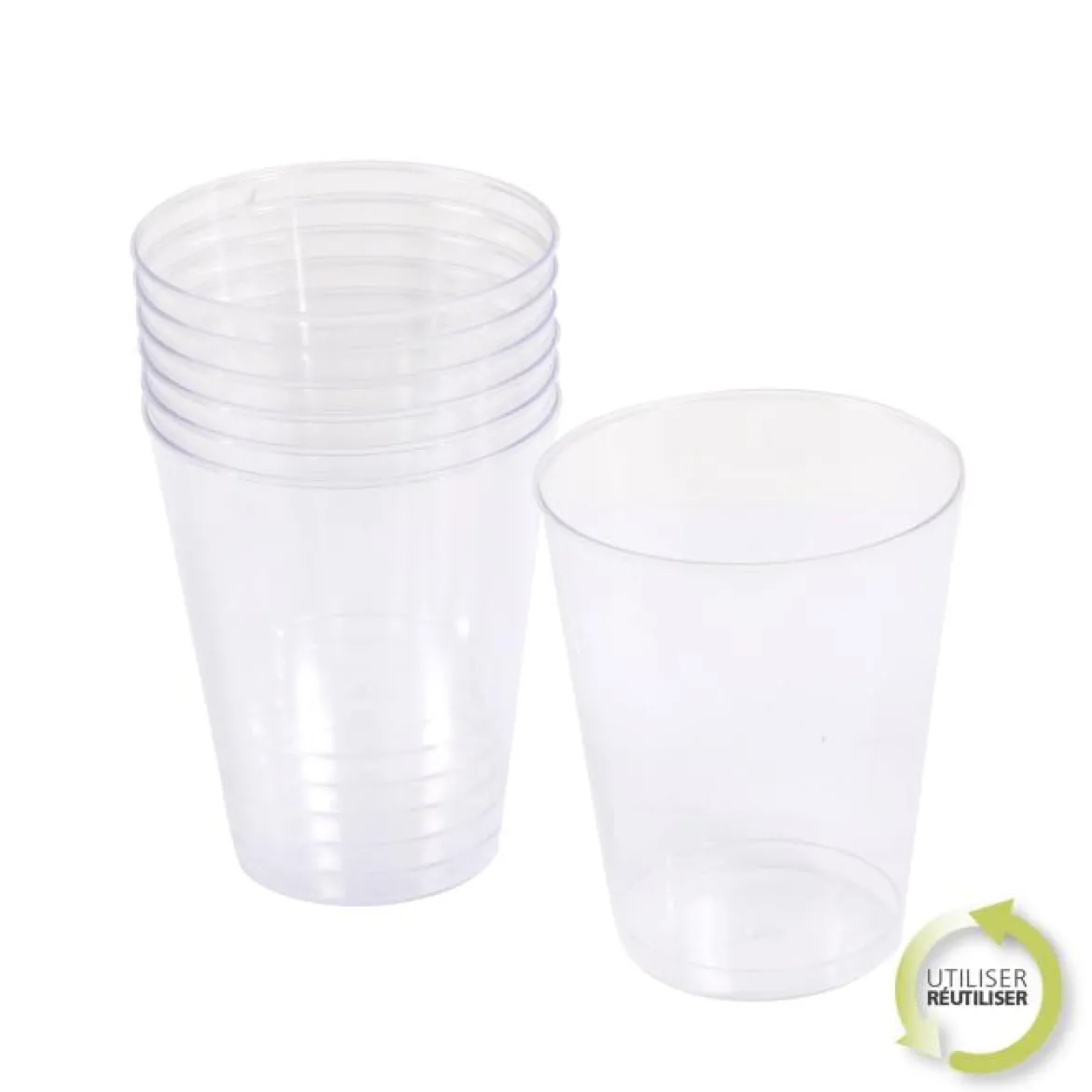 SET 6 VERRES A EAU 33CL TRANSPARENT