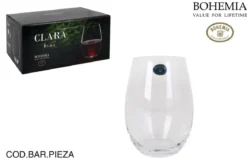 SET 6 VERRES CRISTAL DE BOHEME CLARA 560ML