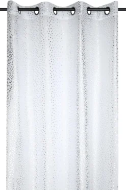 SHINE VOILE 140X260CM ARGENT