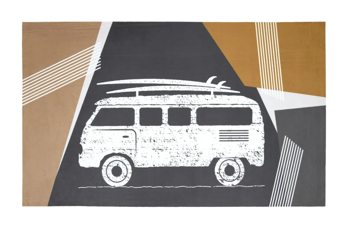 SIRIUS TAPIS RUBBER 45X75CM TAUPE