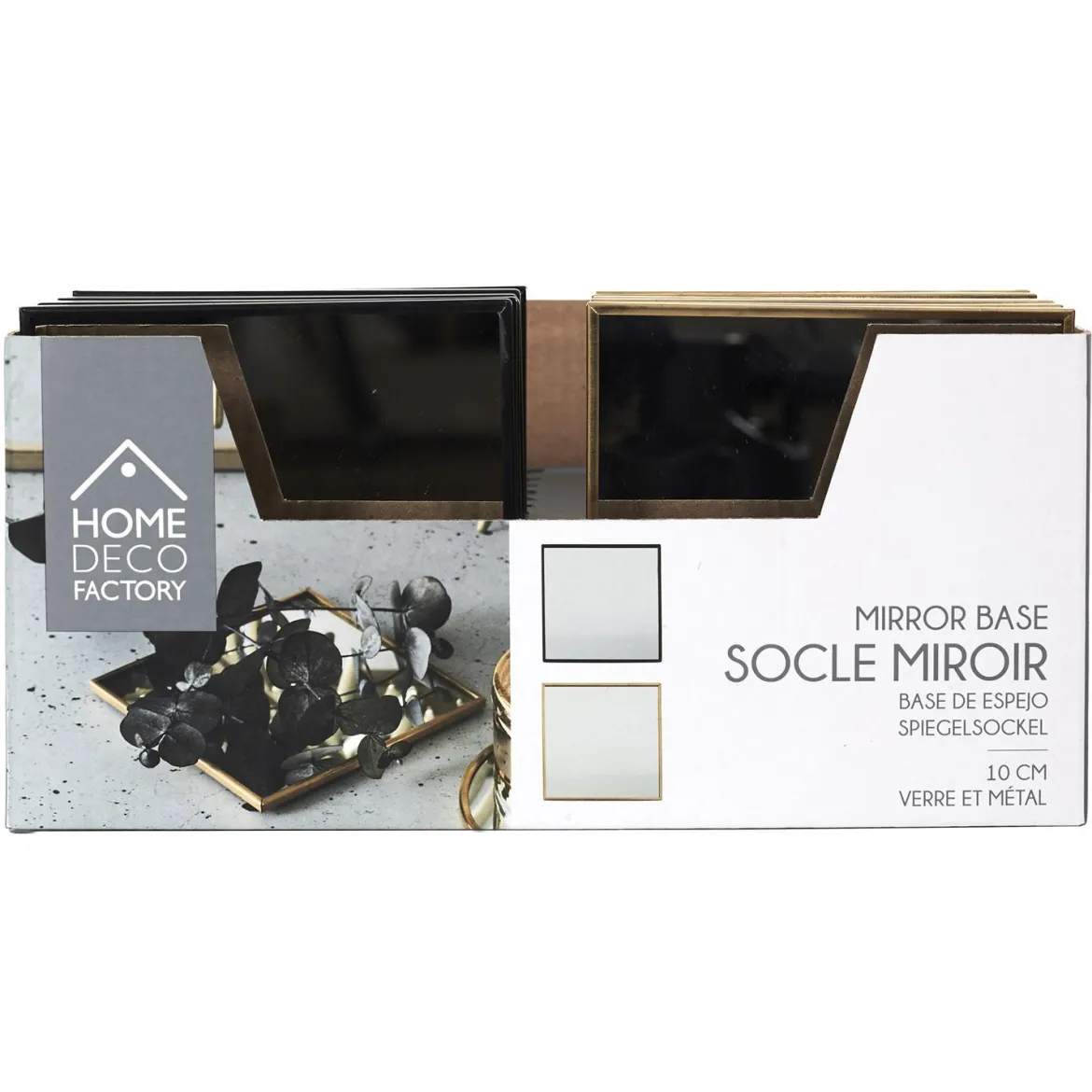 SOCLE MIROIR CARRE 10CM