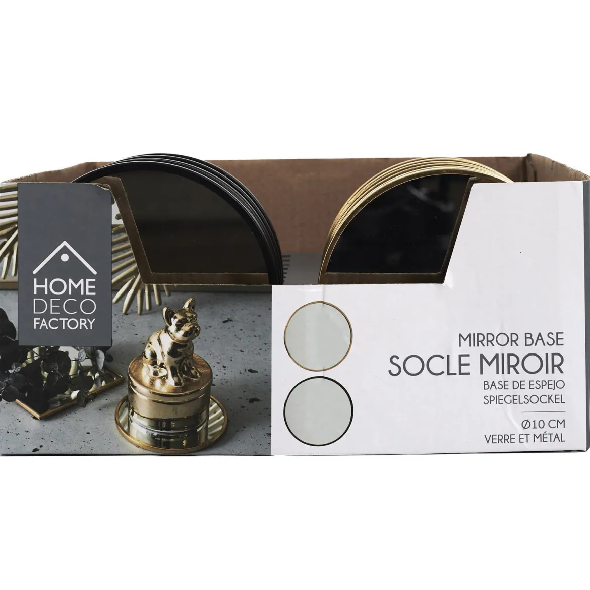 SOCLE MIROIR ROND D.10CM