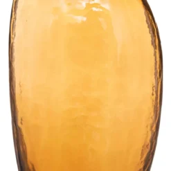 SOLIFLORE IRREGULIER VERRE AMBRE H.20CM