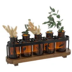 SOLIFLORES X5 VERRE BOIS CAFE BORDELAIS