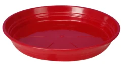SOUCOUPE RONDE D.22CM ROUGE