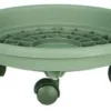 SOUCOUPE ROULETTES D.31CM VERT ARGILE