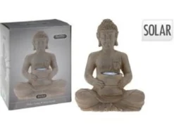 STATUE BOUDDHA SOLAIRE 22X15X31CM