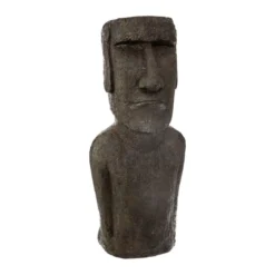 STATUE ILE PAQUES RESINE H.58CM