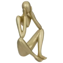 STATUES FEMME COLLECTIONNEUR OR DESIGN 2
