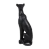STATUETTE LEOPARD NOIRE ASSIS H.38CM