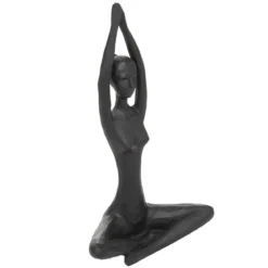 STATUE YOGA RESINE LINA H.22CM
