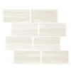 STICKER ADHESIF 30.5X25CM MURAL METRO BOIS