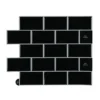 STICKER ADHESIF 30.5X25CM MURAL METRO NOIR
