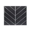 STICKER ADHESIF 30.5X25CM MURAL PARMA CHARBON