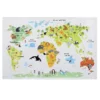 STICKER MURALE MAPPEMONDE 90X60CM