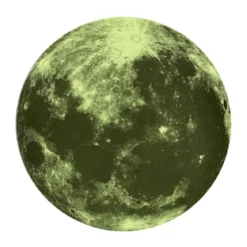 STICKER MURALE PHOSPHORESCENT LUNE 25CM