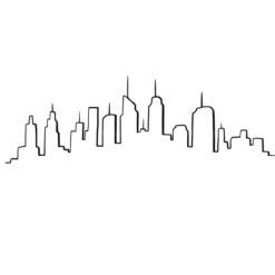 STICKER PLAT SKYLINE D.50X70CM