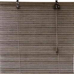 STORE ENROULEUR LATTES BAMBOU 60X180CM GRIS