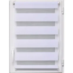 STORE ENROULEUR LUMIERE NUIT 75X180CM BLANC