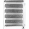 STORE ENROULEUR LUMIERE NUIT 45X180CM CHINE NOIR ARGENT