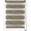 STORE ENROULEUR LUMIERE NUIT 45X180CM CHINE MARRON OR