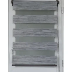 STORE ENROULEUR LUMIERE NUIT 90X150CM GRIS CHINE