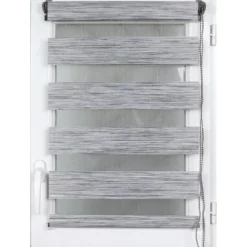 STORE ENROULEUR LUMIERE NUIT 75X150CM GRIS CHINE