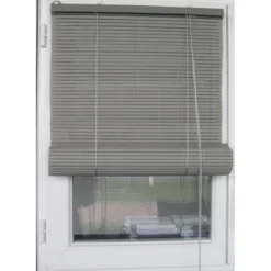 STORE ENROULEUR PVC 150X180CM GRIS
