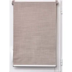 STORE ENROULEUR TAMISANT BARRE ALU 120X180CM TAUPE