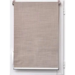 STORE ENROULEUR TAMISANT BARRE ALU 90X180CM TAUPE