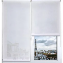 STORE ENROULEUR TAMISANT 90X180CM BLANC