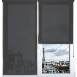 STORE ENROULEUR TAMISANT 60X180CM GRIS BETON