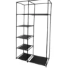 STRUCTURE ARMOIRE 5 CASES ET 1 PENDERIE