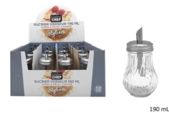 SUCRIER TRANSPARENT VERRE