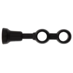 SUPPORT DOUBLE D.28CM NOIR MAT