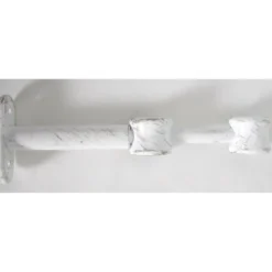 SUPPORT DOUBLE D20 150 MM X2 BLANC OR