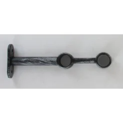 SUPPORT DOUBLE D20 150 MM X2 NOIR ARGENT