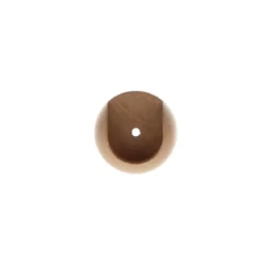 SUPPORT MURAL D.28CM NATUREL VERNIS X2PIECES