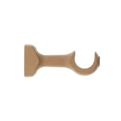 SUPPORT OUVERT SIMPLE D.28CM NATUREL VERNIS X2PIECES