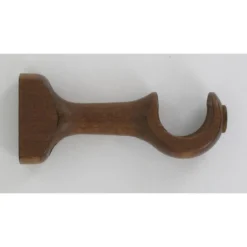 SUPPORT OUVERT SIMPLE X 2 D28 TEINTE CHENE