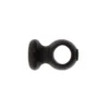 SUPPORT PLAFOND D.28CM NOIR MAT X2PIECES